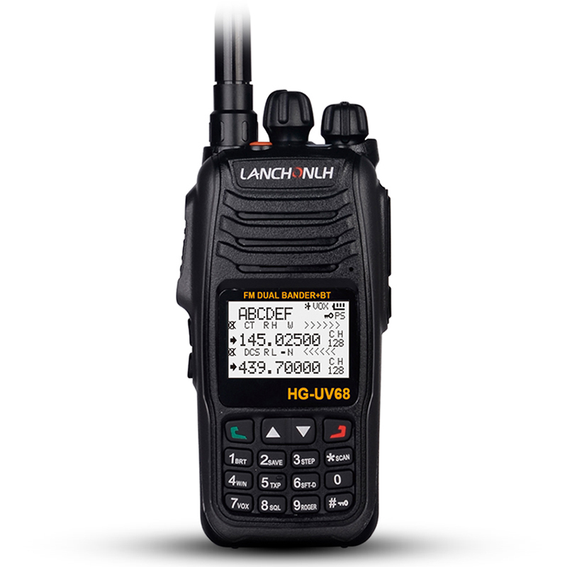 Innebygd Bluetooth UV To Segment Radio Walkie Talkie